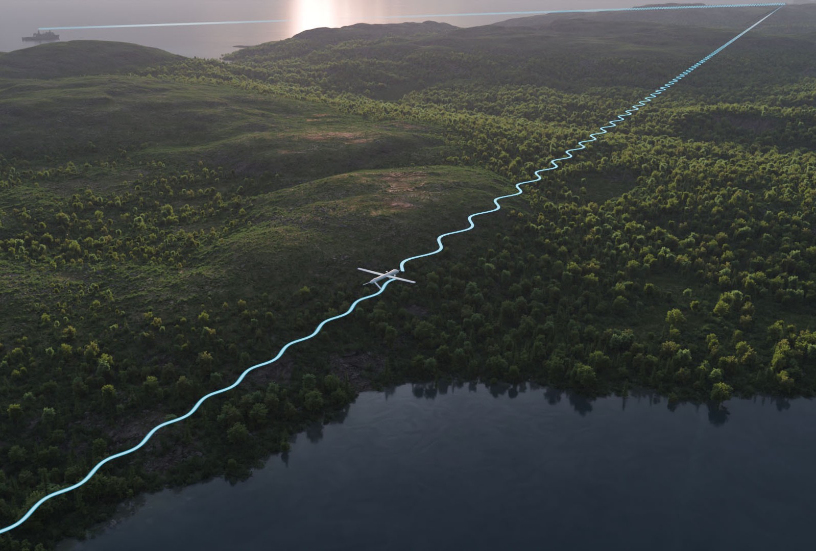 Digital Phased Array Connection Aircraft